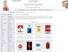 Tablet Screenshot of mycigs.net